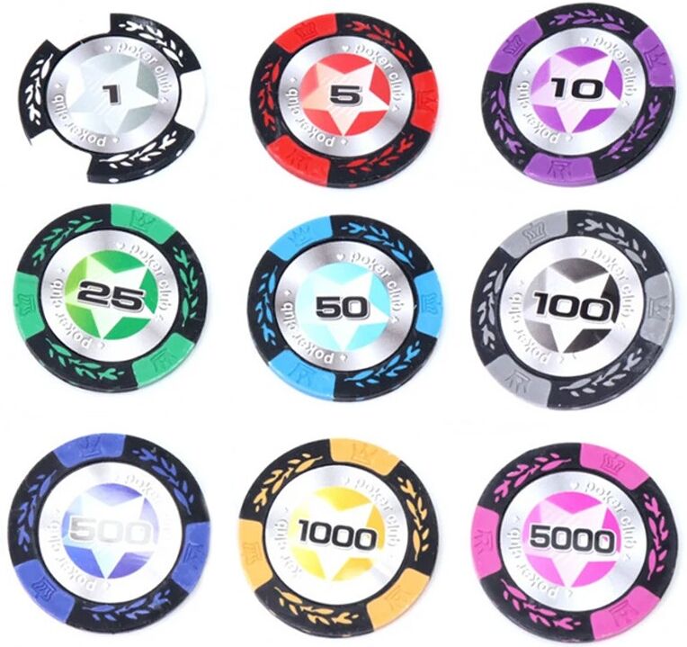 Loisirs Nouveaux Jetons Poker Crown 1 14gr - Rouleau de 20 Jetons ARGILE
