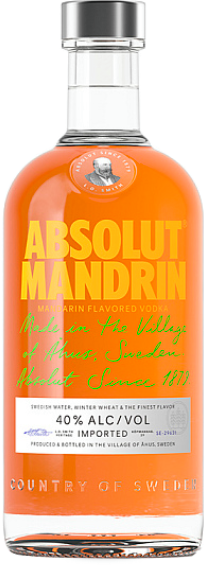 The Absolut Company Absolut Mandrin Vodka  1 Litre