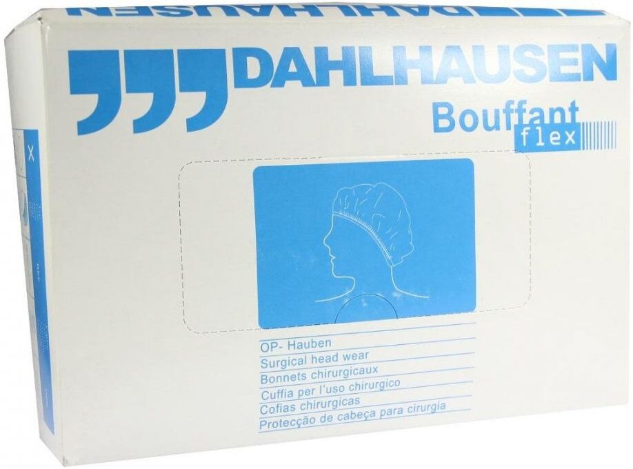 Op-haube Bouffant Flex weiss