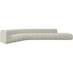 ECKSOFA modulares Sofa Tilmo-L2 - 490x194x70 cm Creme