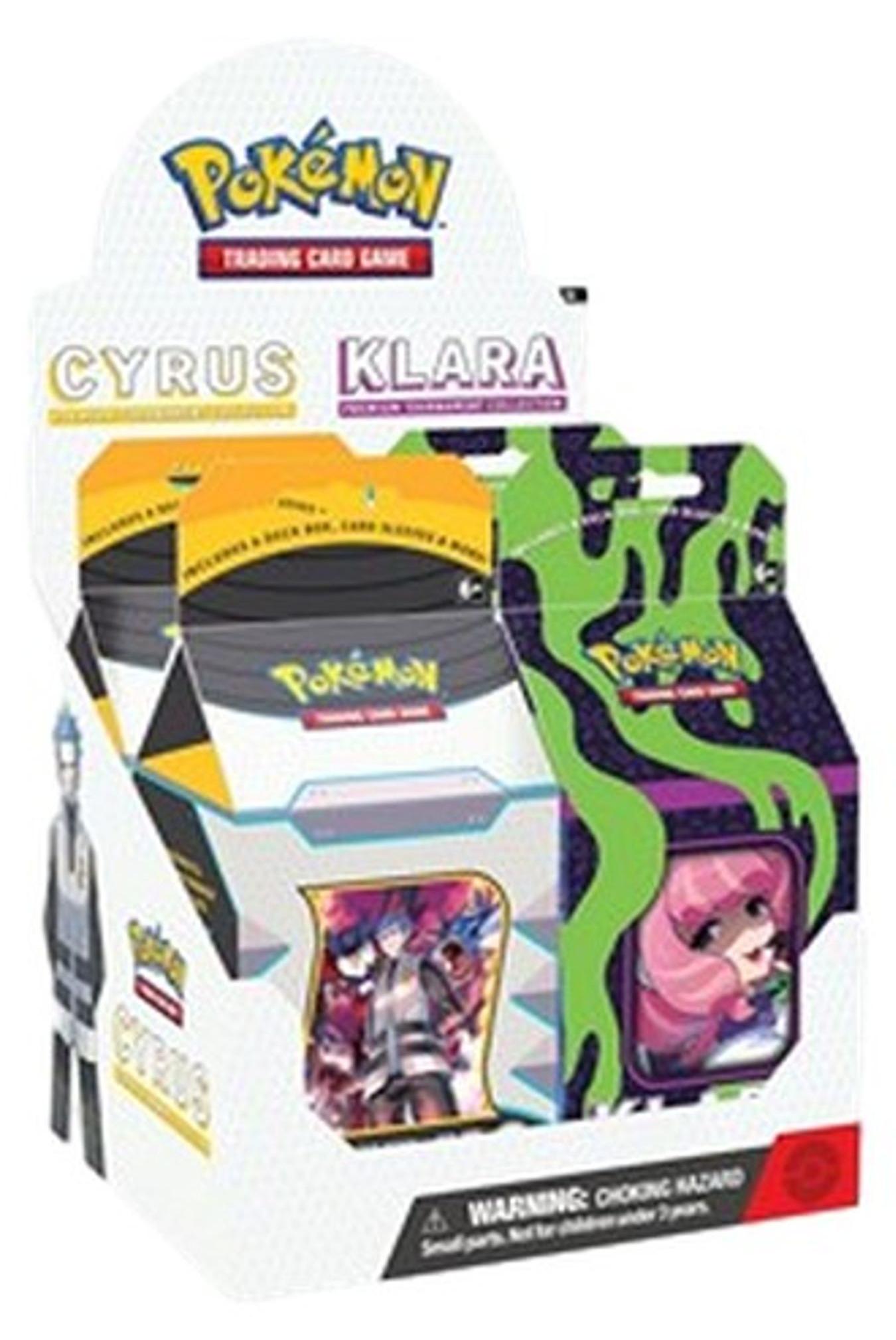 Pokemon Cyrus / Klara Premium Tournament Collection Display