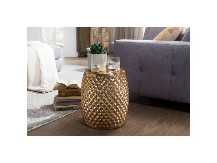 Beistelltisch Owning Ø 32cm Gold/Gold