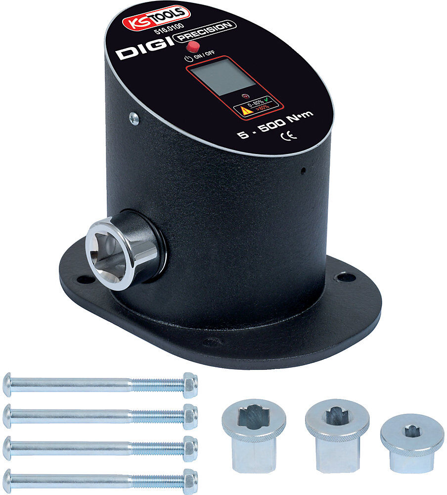 Elektronisches Werkstattprüfgerät, 1/4'' + 3/8'' + 1/2'' + 3/4'', 5 - 500 Nm KS Tools
