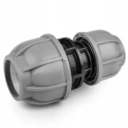 Schlauchkupplung Reduzierstück für PE-Rohr 50/25mm PN10 Klemmverbinder Bradas DSRA10L5025