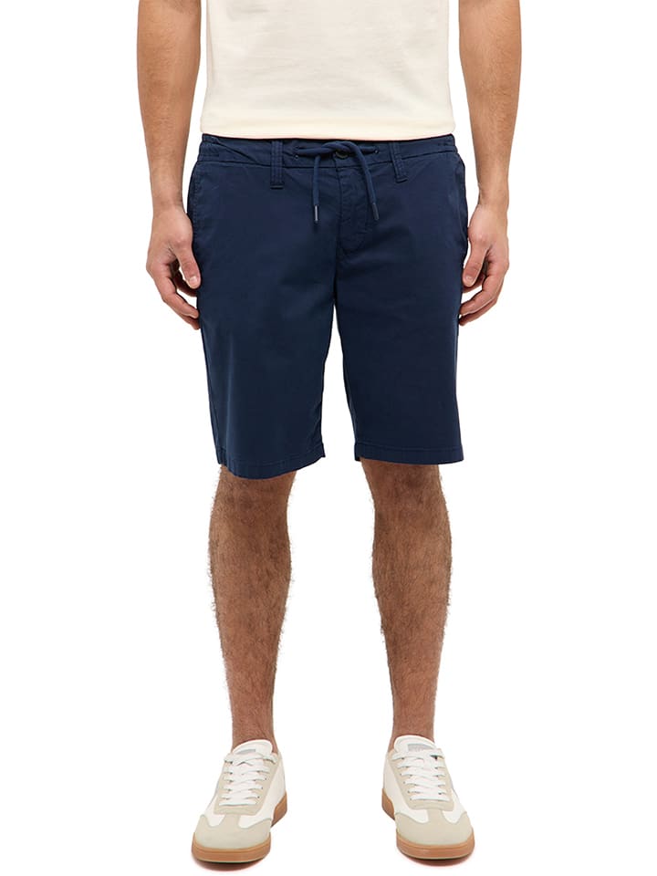 Mustang Chinoshorts "Portland" in Dunkelblau - W32
