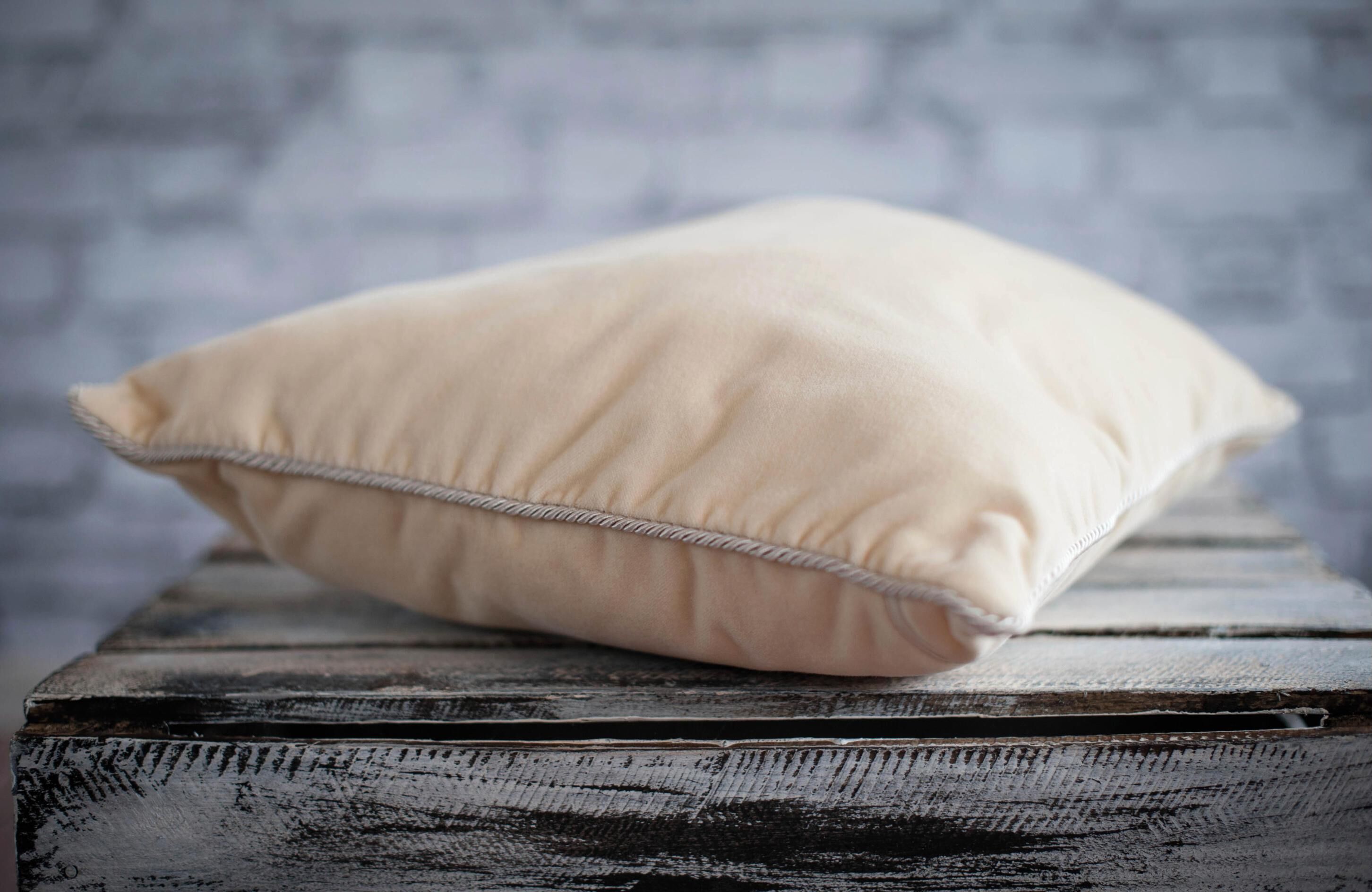Kopfkissen DOR "DOR Kopfkissen Cydonia Natur", weiss (weiß), B:20cm L:35cm, Obermaterial: 100% Baumwolle, Kopfkissen, Kopfkissen weiß B/H/L: 20cm x 35cm, Baumwolle, 1 Stk.