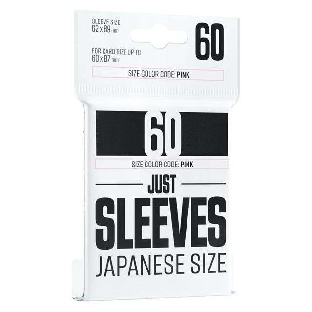 Gamegenic GGX10012ML - Just Hüllen - Japanisches Format, schwarz (60 Hüllen) (GGX10012)