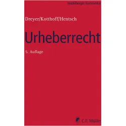 Urheberrecht, Fachbücher von M. A. Hentsch, Jost Kotthoff, Gunda Dreyer, Susanne Barwick, Mirko Brüss