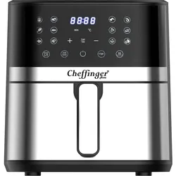 Cheffinger Heissluftfritteuse 7L 1600W LED Touch, Fritteuse, Mehrfarbig