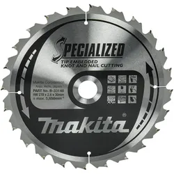 Makita, Sägeblatt, SPECIALIZED Sägeb.270x30x24Z