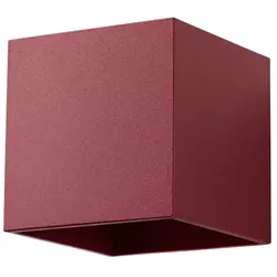 Sollux SL.2112 Wandleuchte QUAD 1 burgund