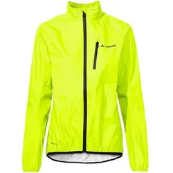 VAUDE Damen Funktionsjacke VAUDE Damen Radjacke Drop Jacket III, Größe 34 in Gelb Gelb
