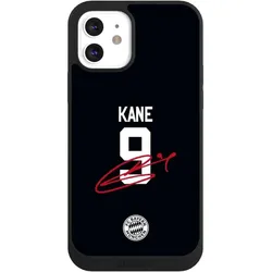 Nivocase Handyhülle für Apple iPhone 12 Hülle NIVOpure Case Schwarz FC Bayern München Trikot Harry Kane (Apple iPhone 12), Smartphone Hülle, Schwarz