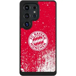 Nivocase Hülle für Samsung Galaxy S25 Ultra Handyhülle NIVOcore Case Schwarz FC Bayern München FCB (Samsung Galaxy S25 Ultra), Smartphone Hülle, Schwarz
