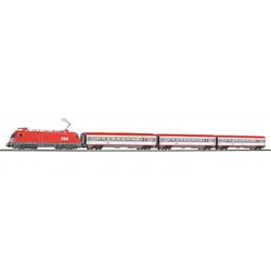 PIKO 97947 H0 Start-Set Personenzug Taurus ÖBB + 3 IC Personenwagen mit Bettung, ÖBB, Ep. V