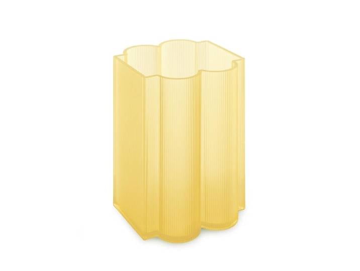 KARTELL vase OKRA H 24 cm (Jaune - PMMA recyclé)