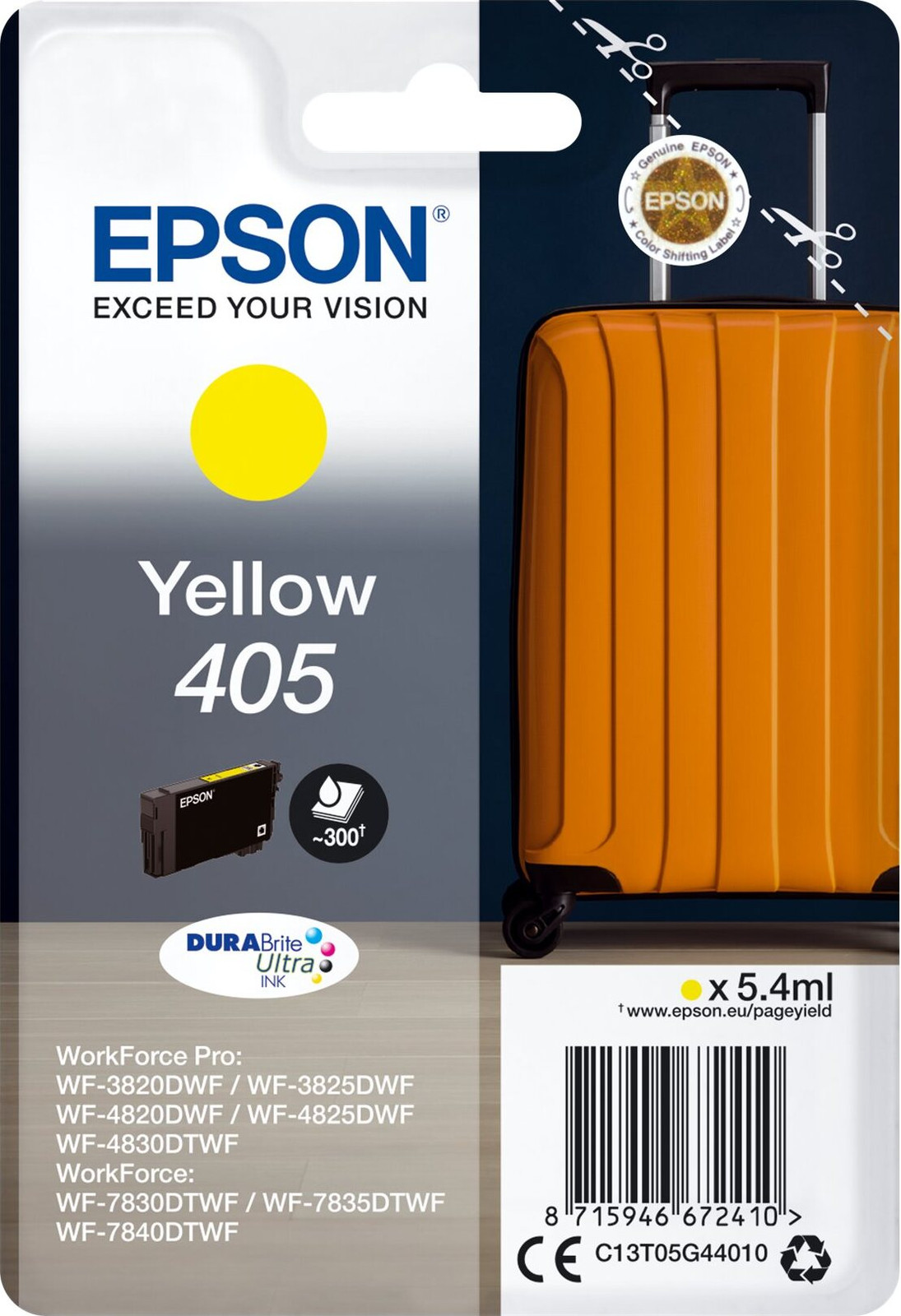 Epson C13T05G44010 Originele Inktpatroon - Geel