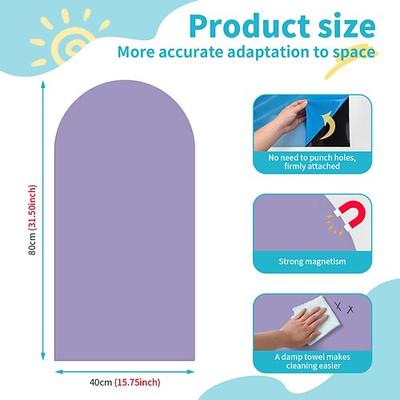 Magnetischer Wandaufkleber in Bogenform für Kinder, magnetische Kreidetafel-Aufkleber, selbstklebende, multifunktionale Tafel für Spielzimmer, Zuhause, Büro, Schule