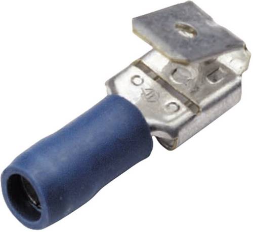 Cimco 180280 Flachsteckhülse mit Abzweig Steckbreite: 6.3mm Steckdicke: 0.8mm 180° Teilisoliert Rot