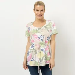 KIM & CO. Shirt, 1/2-Arm Brazil Knit Jersey Bindeband figurumspielend