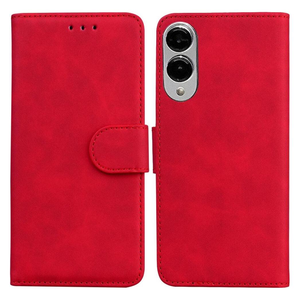 Cover-Discount Galaxy S25 Edge - Solide Leder Etui Hülle (Samsung Galaxy S25 Edge) (58336712)
