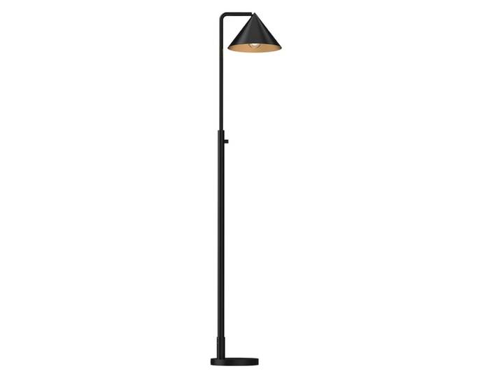 Lampadaire Acier Noir Mat