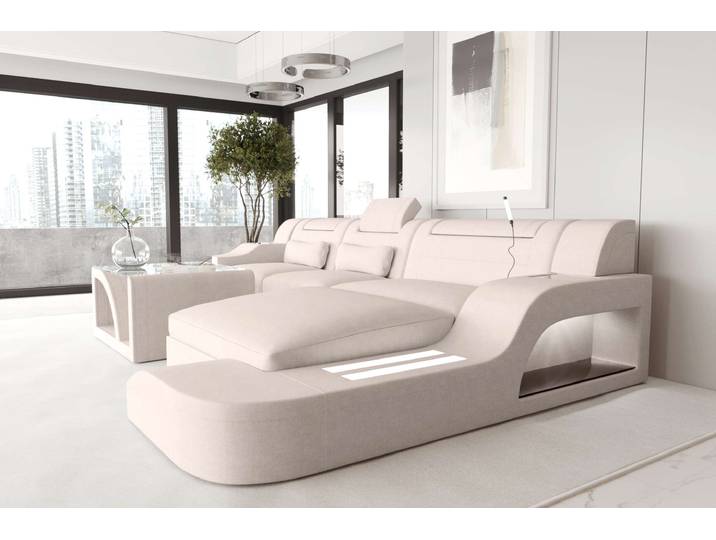 Ecksofa Palermo L Form Stoffsofa