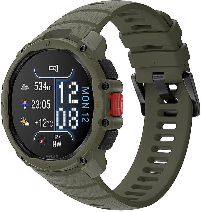 POLAR Outdoor-Multisportuhr Street X dunkelgrün B