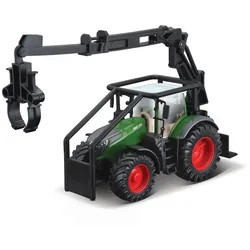BBurago Farmland Fendt 10 cm mit Holzlader