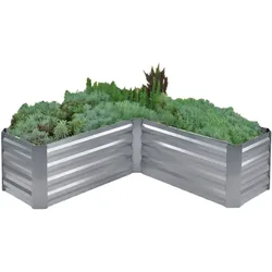 Eck-Beetumrandung, Pflanzkasten, Kräuter Hochbeet, Pflanzen, Gemüse Beet