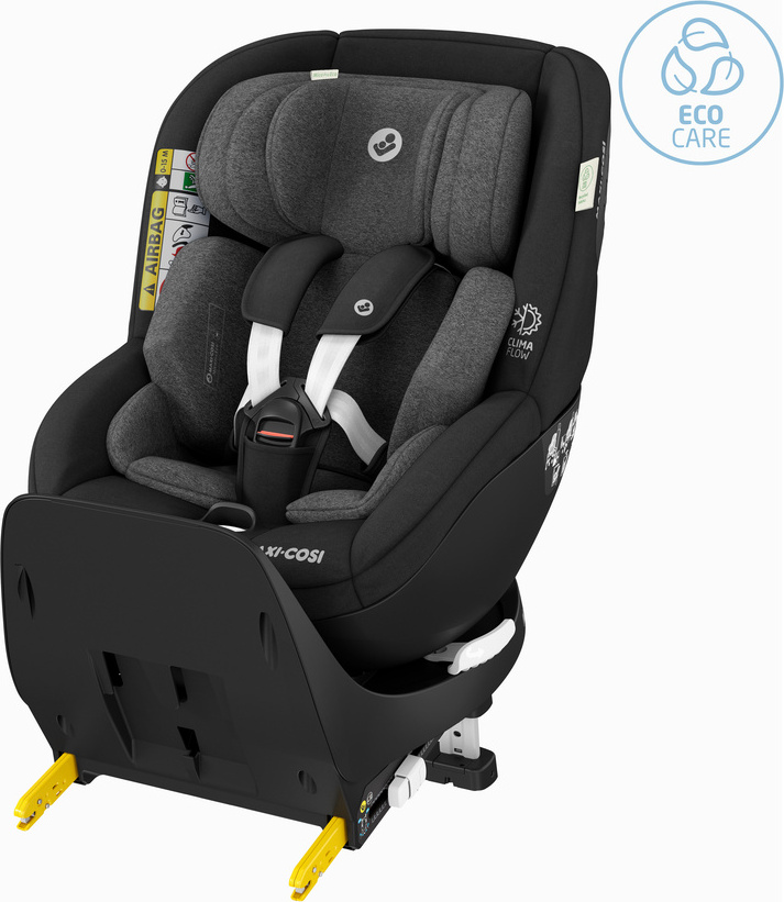 Mica Pro Eco i-Size Autositz, ab Geburt bis 4 Jahre (40 -105 cm), Authentic Black