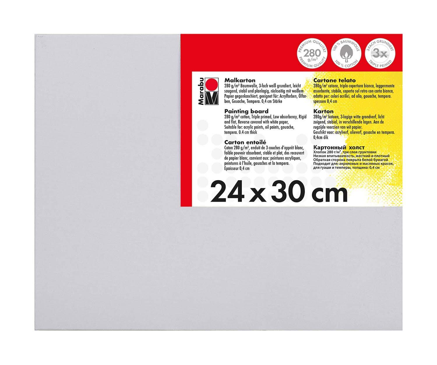 Marabu Malkarton 280 g/m² weiß 1620000000240
