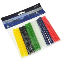 Heißklebesticks Klebepartonen bunt 11mm 12 Stück G20115