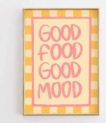 Inspire Select Funny Kitchen Quote Canvas Wall Art Retro Coffee & Food Illustration Poster For Home Decor 7 11.8 X 17.7 In unframed