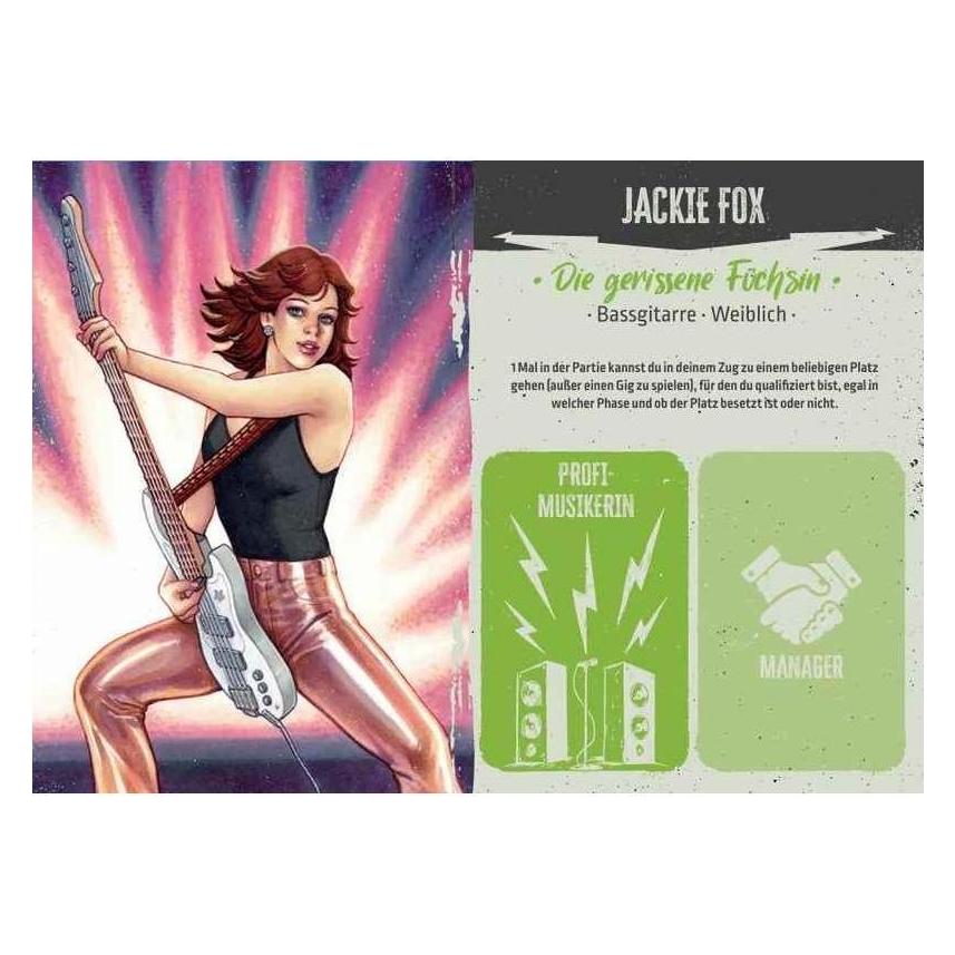 Strohmann Games Rock Hard: 1977: Jackie Fox Promo( Erweiterung) (Deutsch, 2 - 5 Spieler) (STR25012)