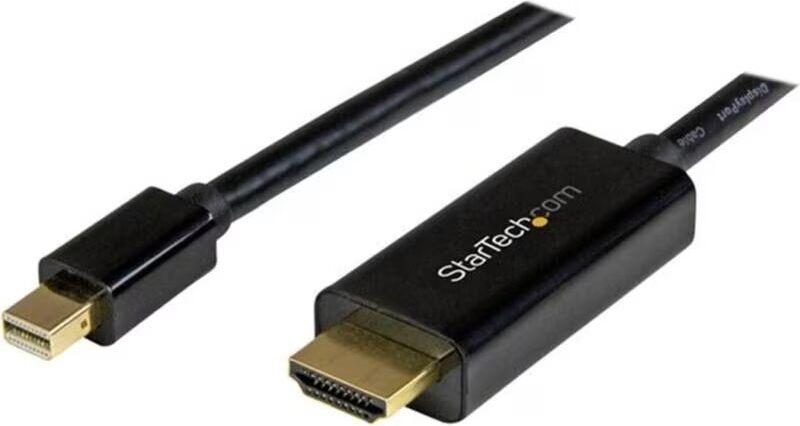 Startechcom Cable Mini Dp A Hdmi 1m - Macho Negro Talla Única Unisex