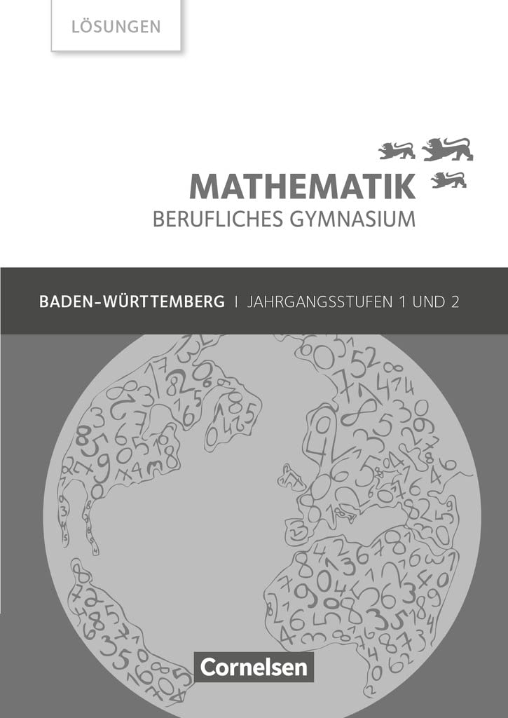 Peter Meier - Mathematik - Berufliches Gymnasium - Baden-Württemberg - Jahrgangsstufen 1/2: Lösungen zum Schulbuch - Preis vom 09.10.2026 07:28:09 h
