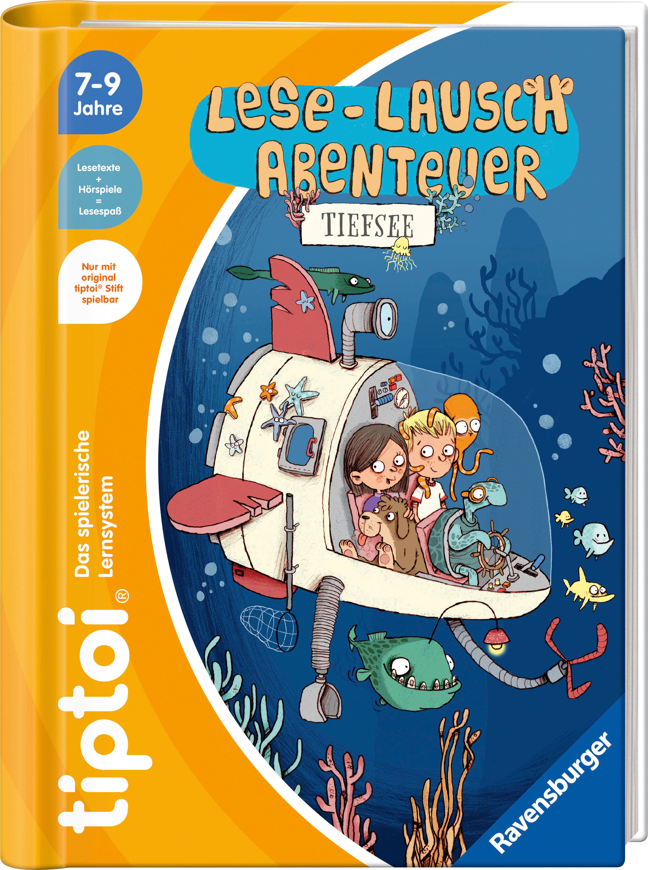 Kinderbuch RAVENSBURGER "tiptoi Lese-Lausch-Abenteuer Tiefsee", bunt (weiß, neutral), Bücher, Kinderbuch, Made in Europe