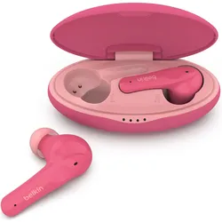 Belkin SoundForm Nano Bluetooth In-Ear Kinder Kopfhörer, kabellos, 85 dB Begrenzung, True Wireless
