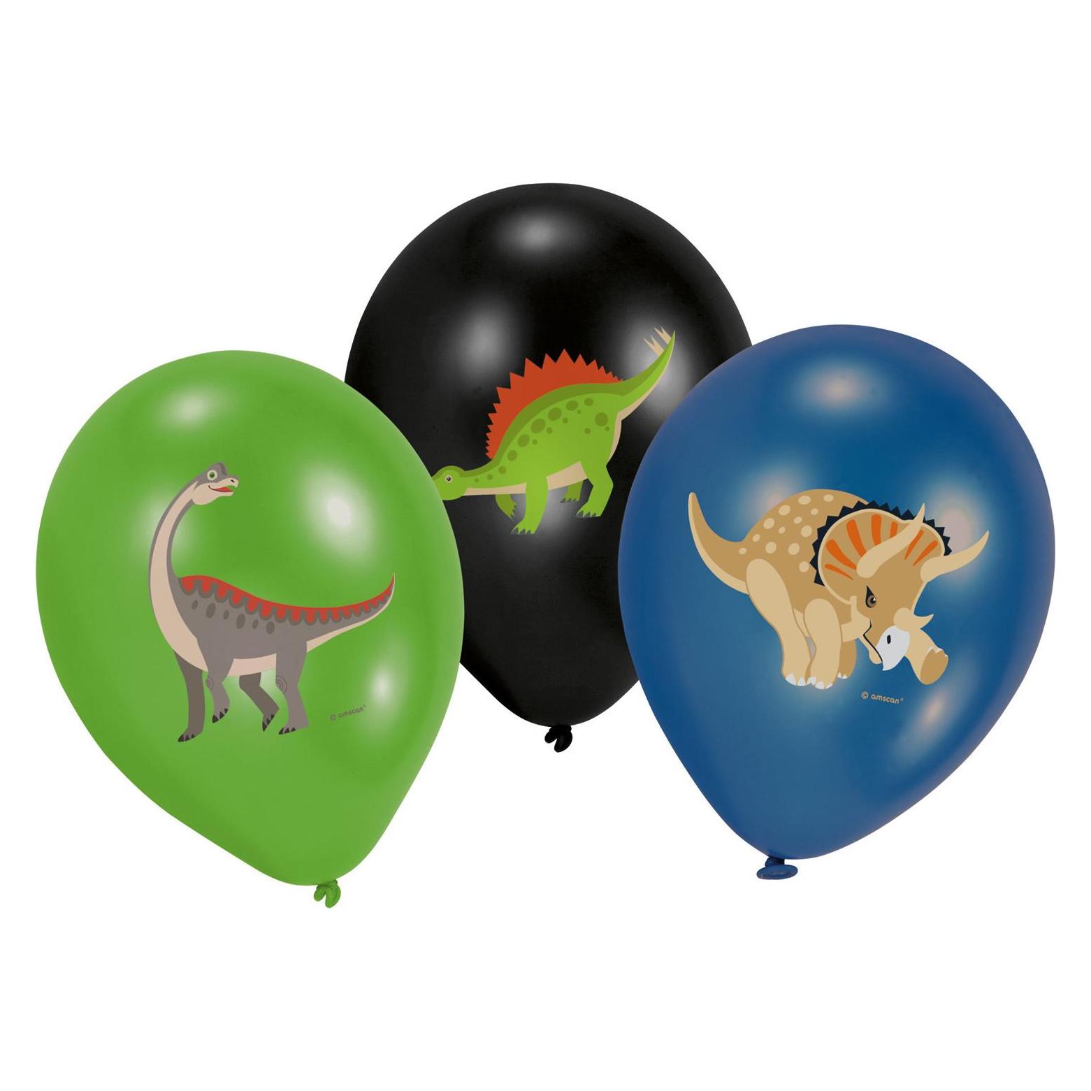 Amscan Ballons Happy Dinosaur (6x) (763.9903988)