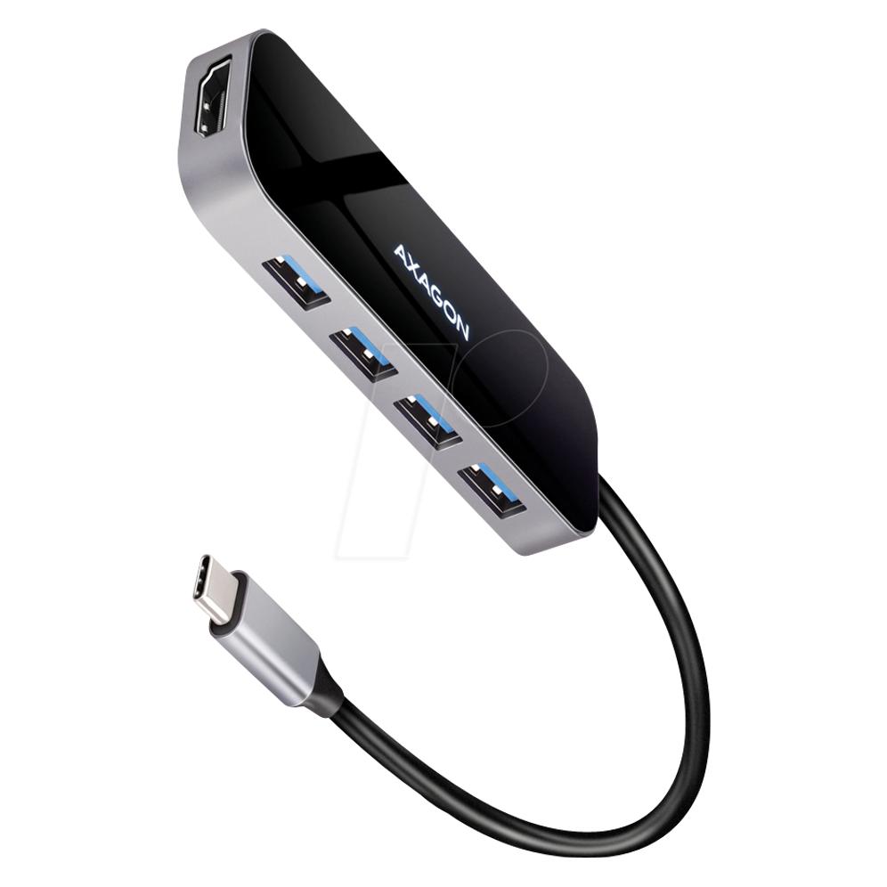 Axagon HMC-6H4A (USB-C, 6 Ports) (HMC-6H4A)