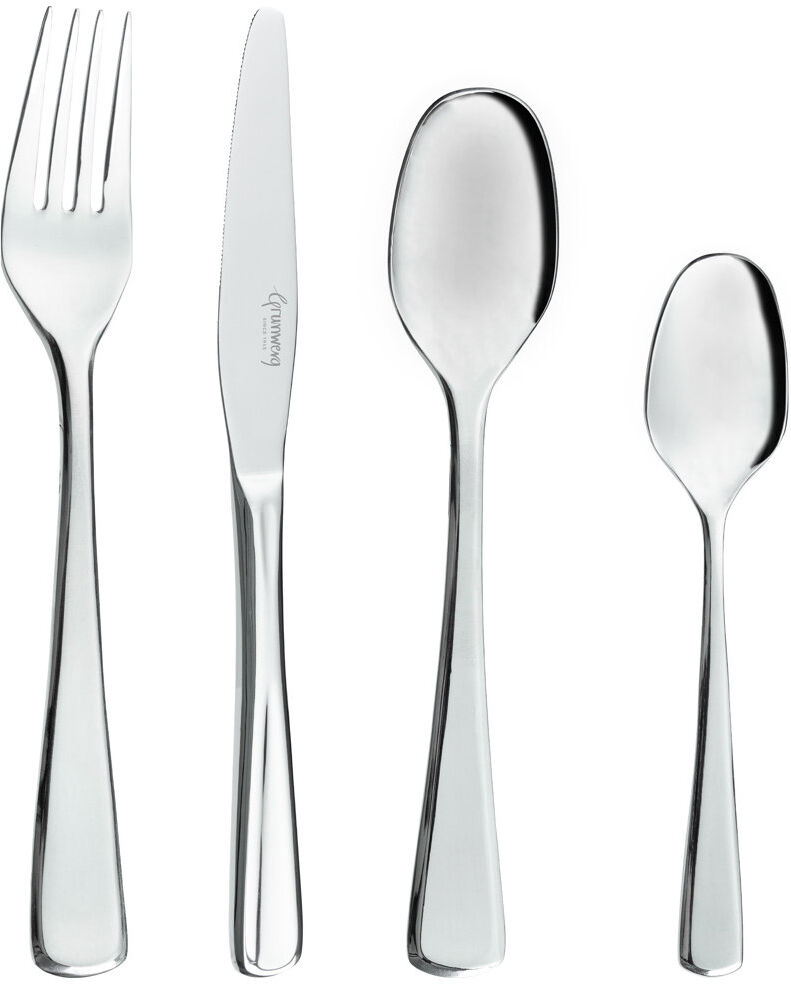 Grunwerg Jubilee 24 Piece Cutlery Set for 6 People, 18/10 Stainless Steel Steel 24