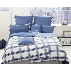 Elegante Mako-Satin Bettwäsche »Manhattan Brooklyn« 2123-02  – erhältlich in 14 Größen