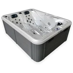 Tronitechnik® Outdoor Whirlpool, 2 Personen, aus Sanitäracryl, winterfest isoliert, Joyonway Spa inkl. Thermoabdeckung