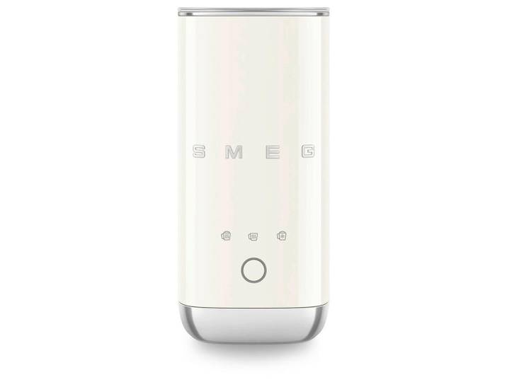 Smeg Milchschäumer, Creme, Kunststoff, 180 ml, 9.3x20x9.3 cm, ergonomisches Design, beleuchtetes Bedienfeld, automatische Abschaltung, Antihaftbeschichtung, verschiedene Temperaturstufen, Kochgeschirr, Küchengeräte, Kaffeemaschinen & Milchschäumer