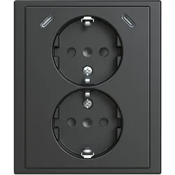 Busch-Jaeger 202EUJRB2USBC-81 SCHUKO® USB-Doppelsteckdose Safety+ mit 2x USB C 2TKA00006019 202EUJRB2USBC81