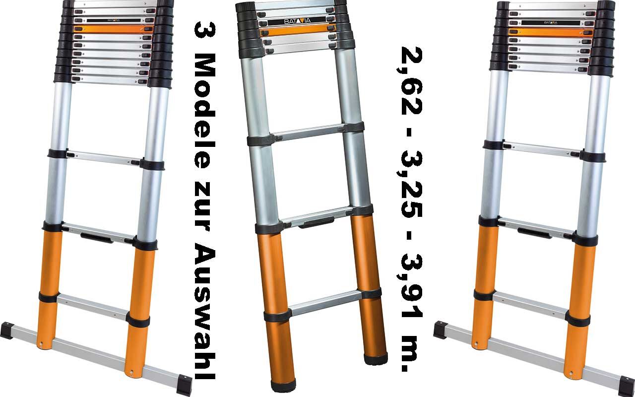 Axis Teleskopleiter GIRAFFE AIR 3.81M   Mit Anti-Rutsch das Original 3,81 Meter von