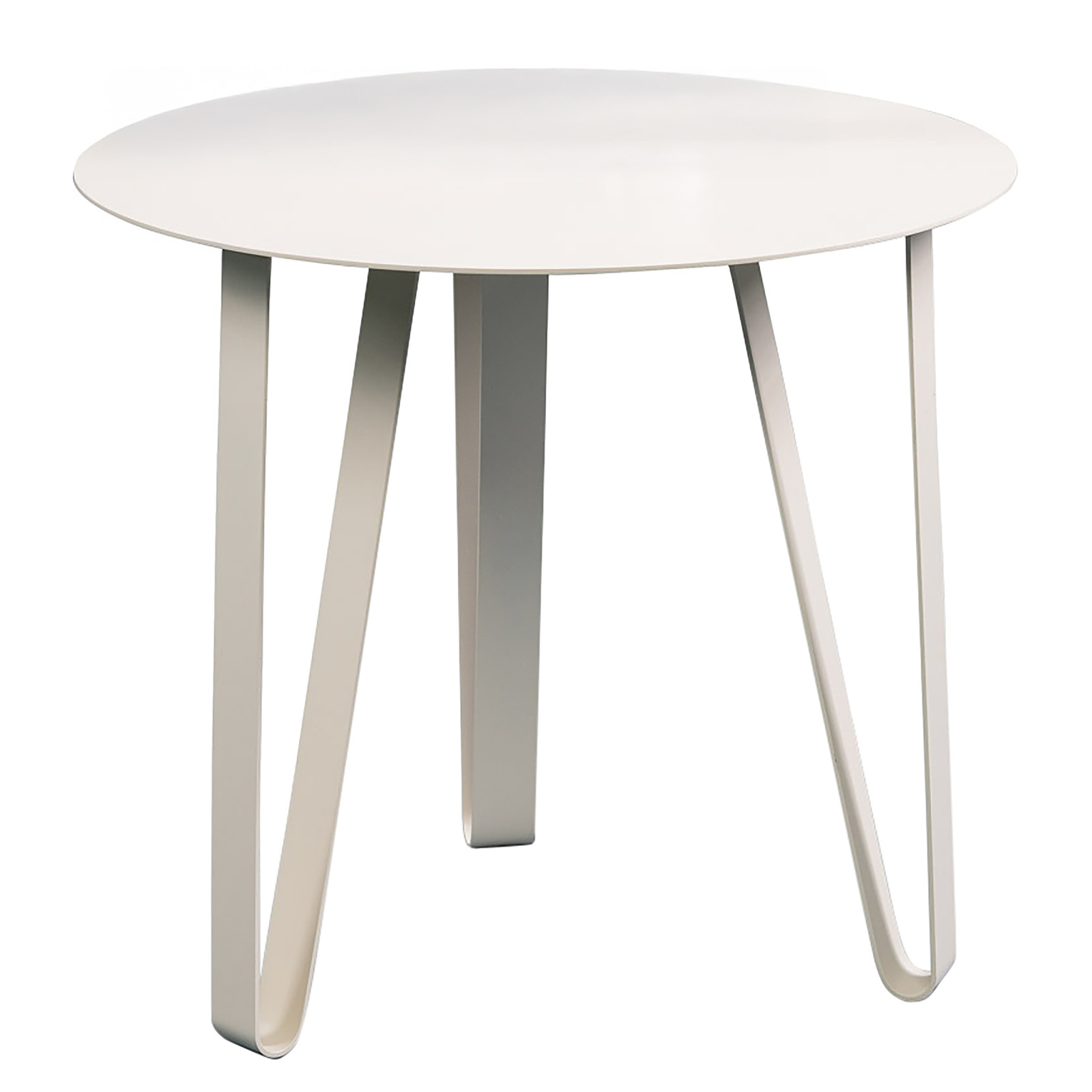 home24 Salontafel Ennett Wit, Diameter: 50 cm