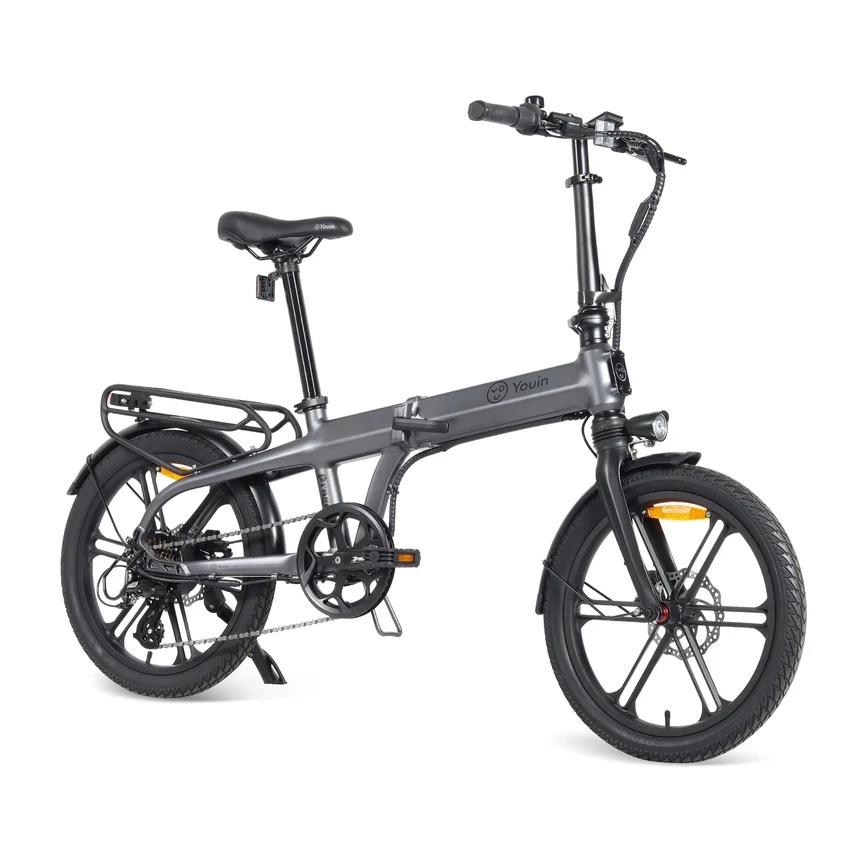 20 Zoll Faltbares City E-Bike 250W, 378Wh herausnehmbarer Akku, bis 60 km, 7-Gang Elektrofahrrad mit hydraulischen Scheibenbremsen