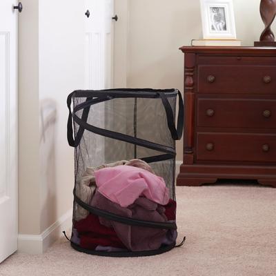 Household Essentials Pop-Up Mesh Laundry Hamper
